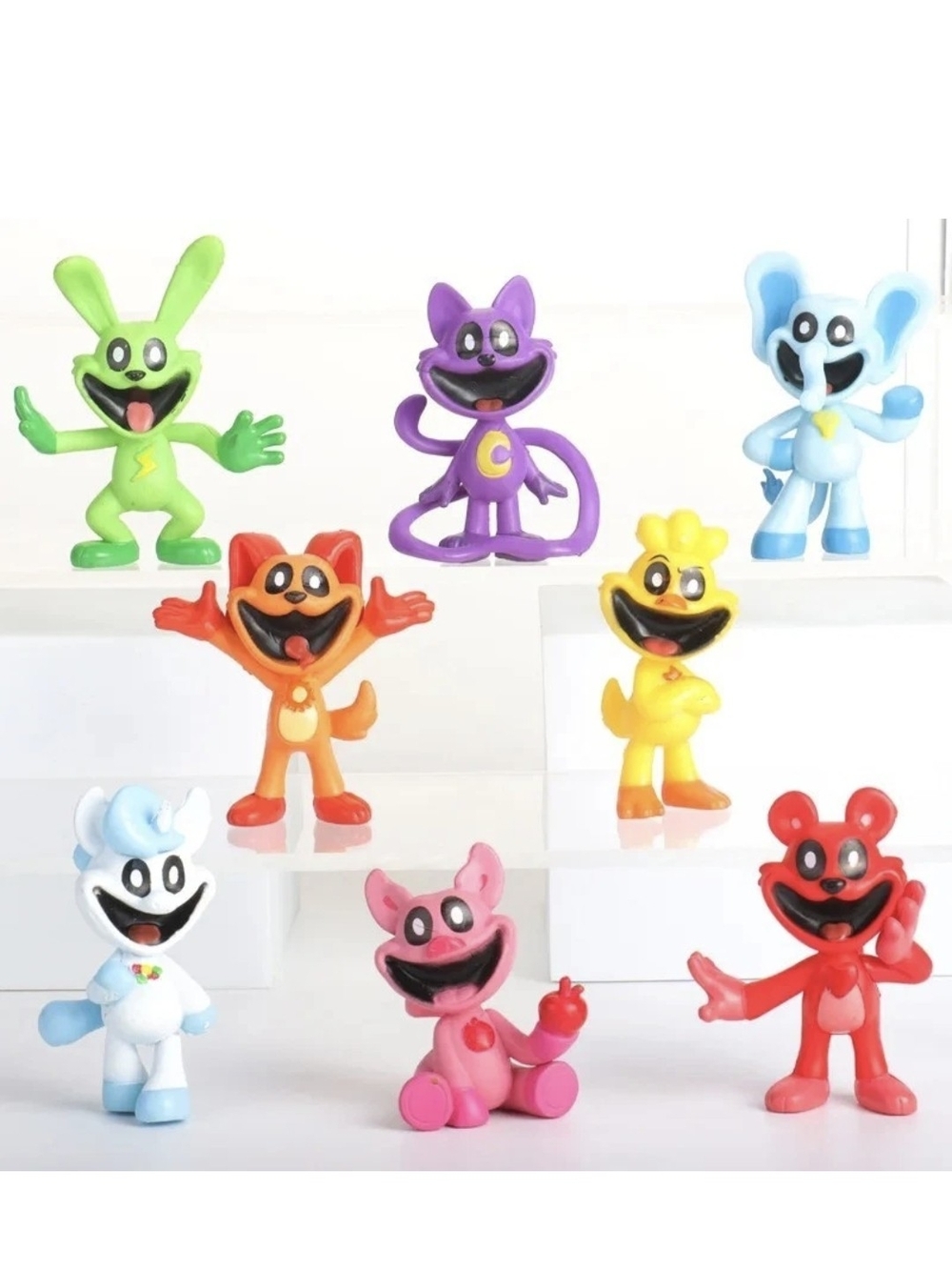 Smiling Critters Poppy Playtime Toy Figures - 8 Pack 🔥